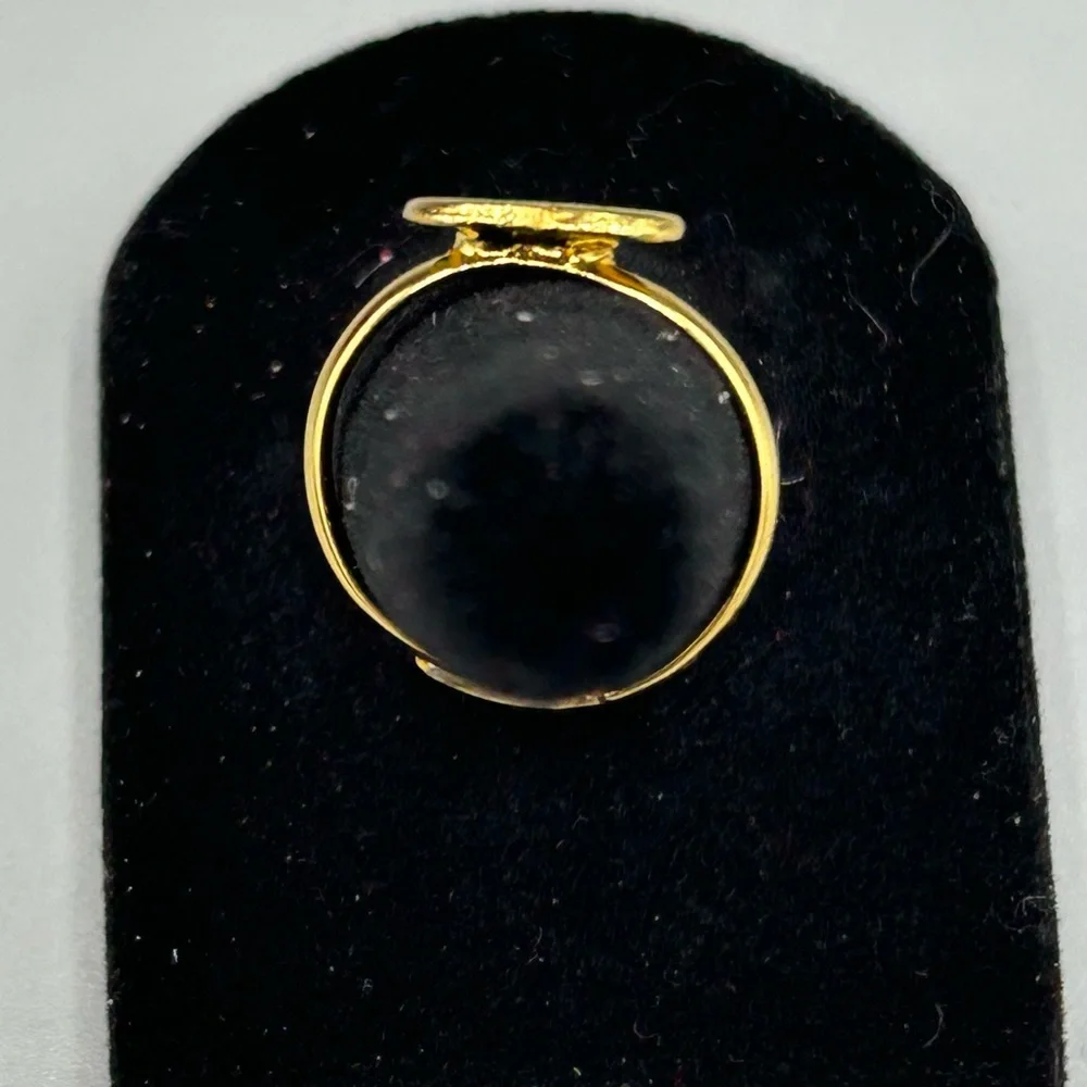 Kids Gold Tone Heart Ring Adjustable Tested Magnetic - Picture 5 of 9